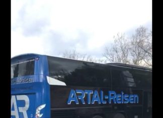 Die Scorpions sind auf dem Weg in Richtung Landshut für Halbfinale Spiel 1!