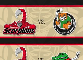 Scorpions testen gegen TAG Salzgitter Icefighters